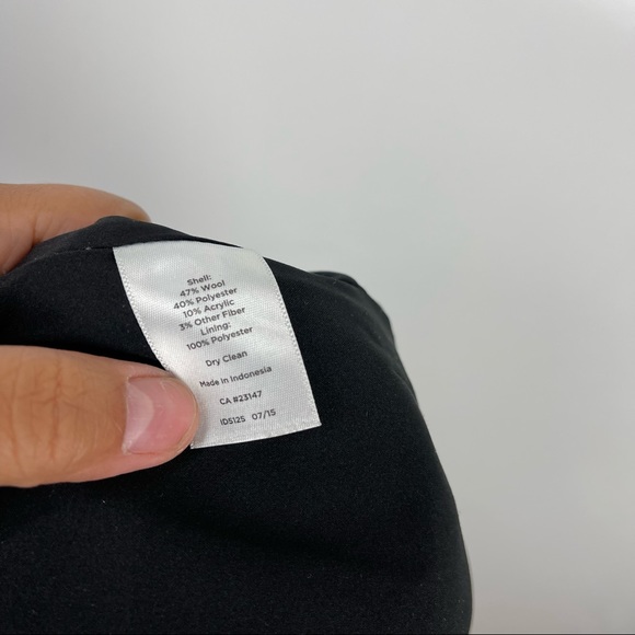 Talbots Petites Red Buffalo Plaid Wool Blend Pencil Skirt Sz 6P - Picture 7 of 8